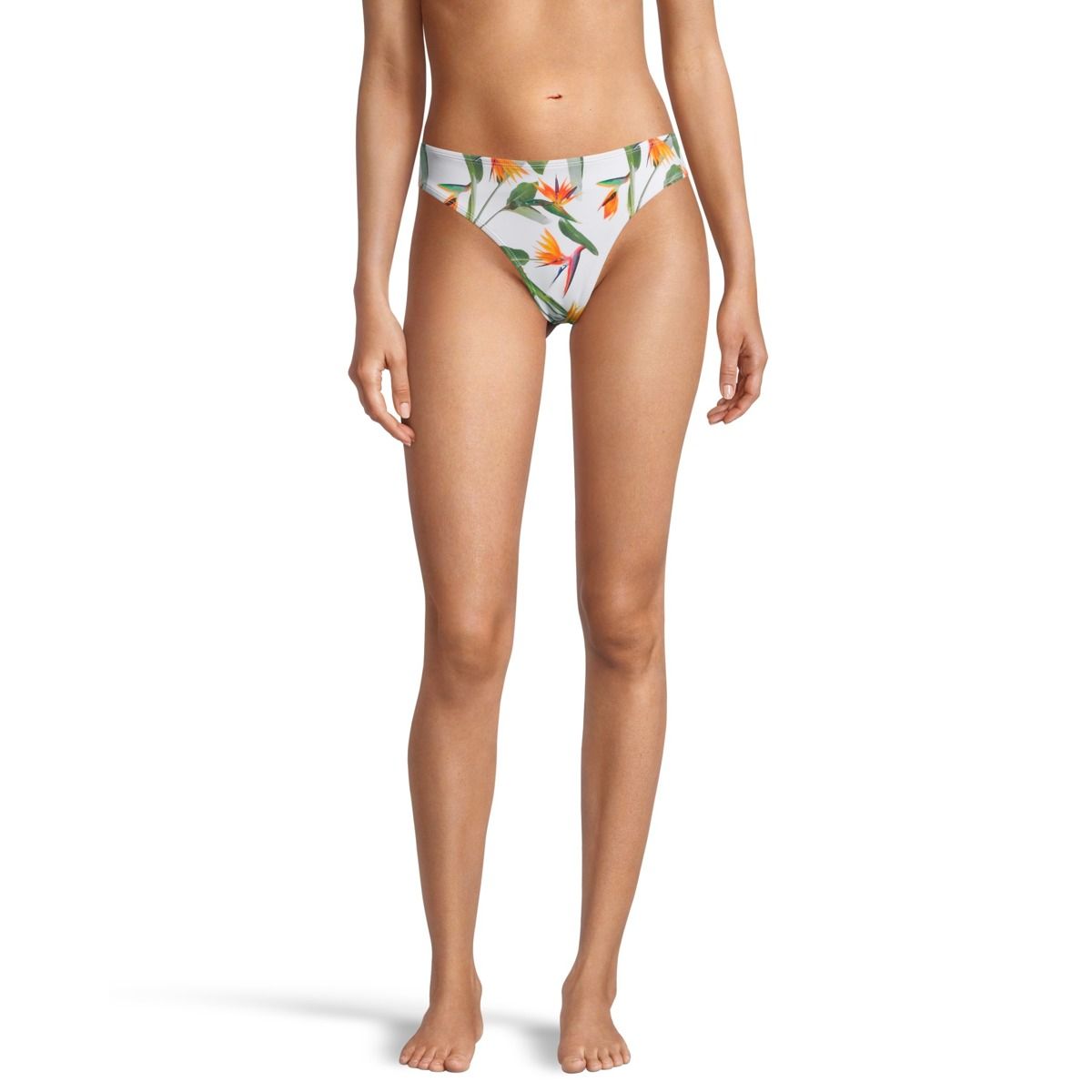 Ripzone Women's Stacey Floral High Neck Swimsuit Bikini Top, Beach