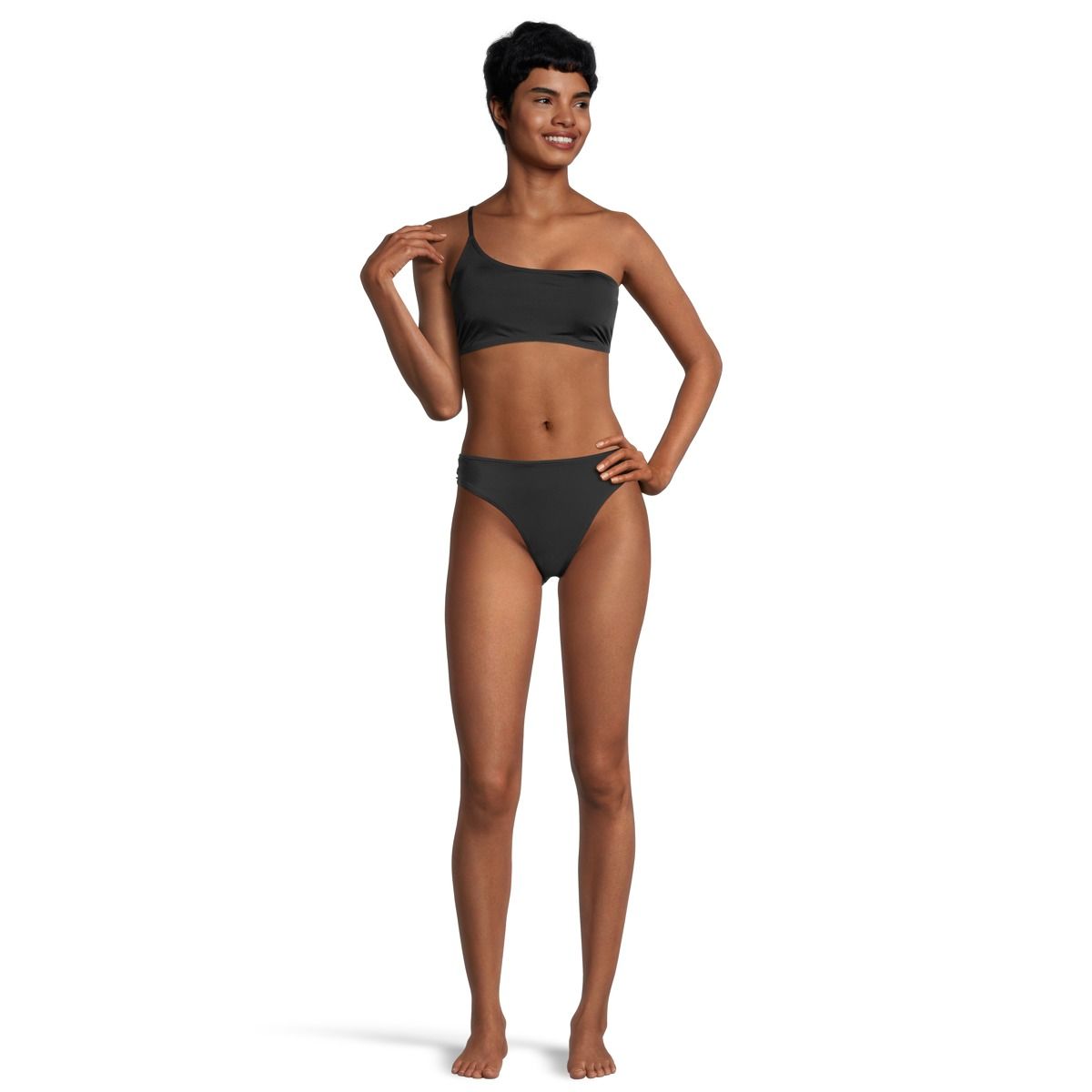 Ripzone Women's Solid Marla Ruched Swimsuit Bikini Bottom