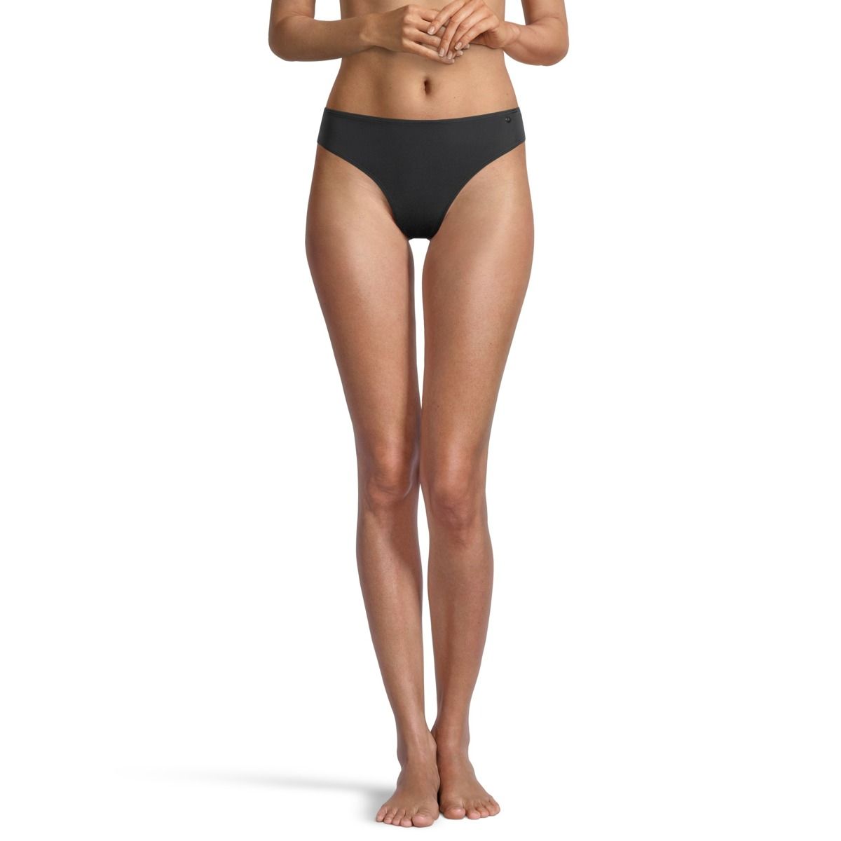 Ripzone Women's Solid Marla Ruched Swimsuit Bikini Bottom