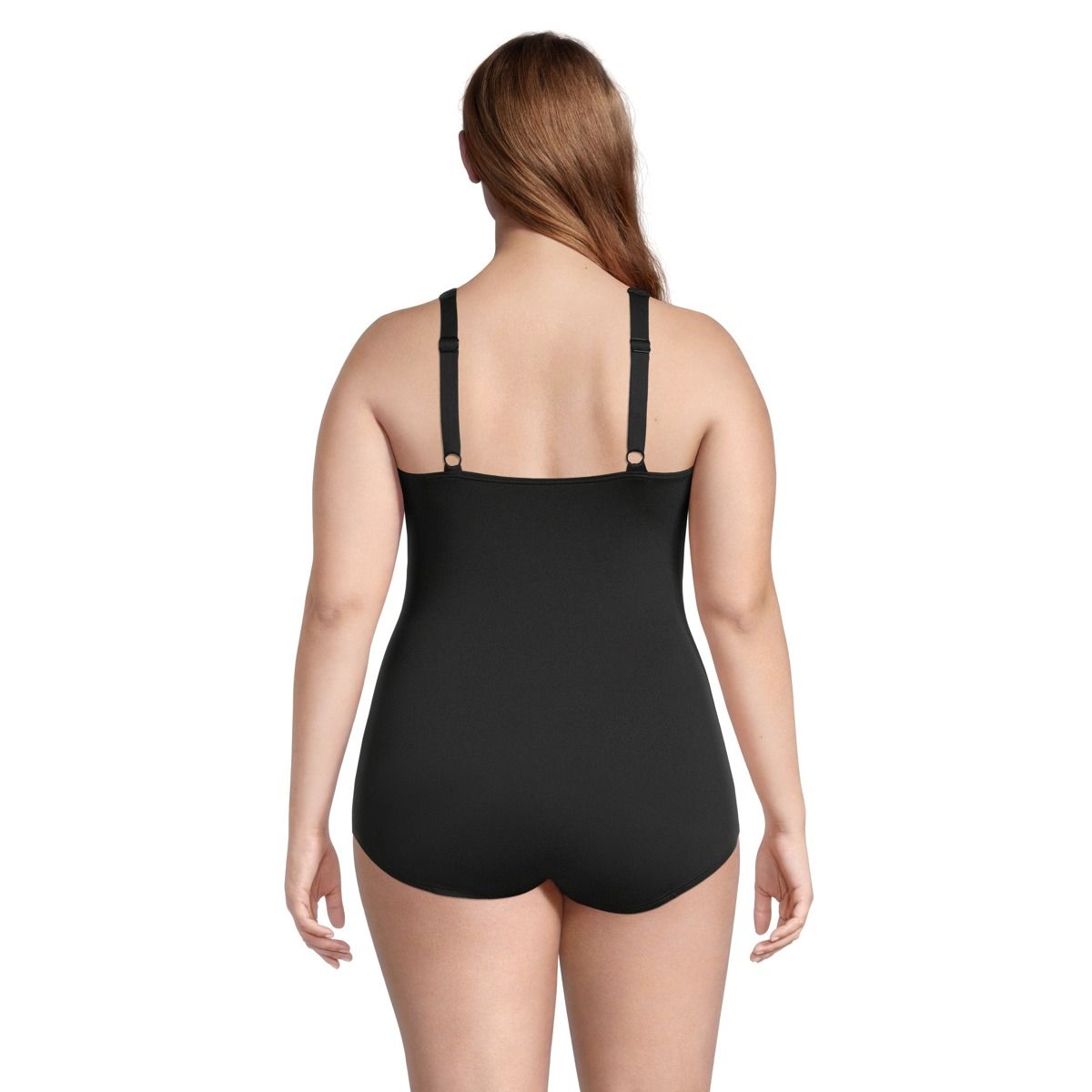 Gabar Women's Plus Size Tiedye Twist Bra One Piece Swimsuit