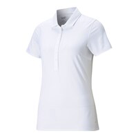 PUMA Golf Women's Daily Polo T Shirt Front_Angled_Left