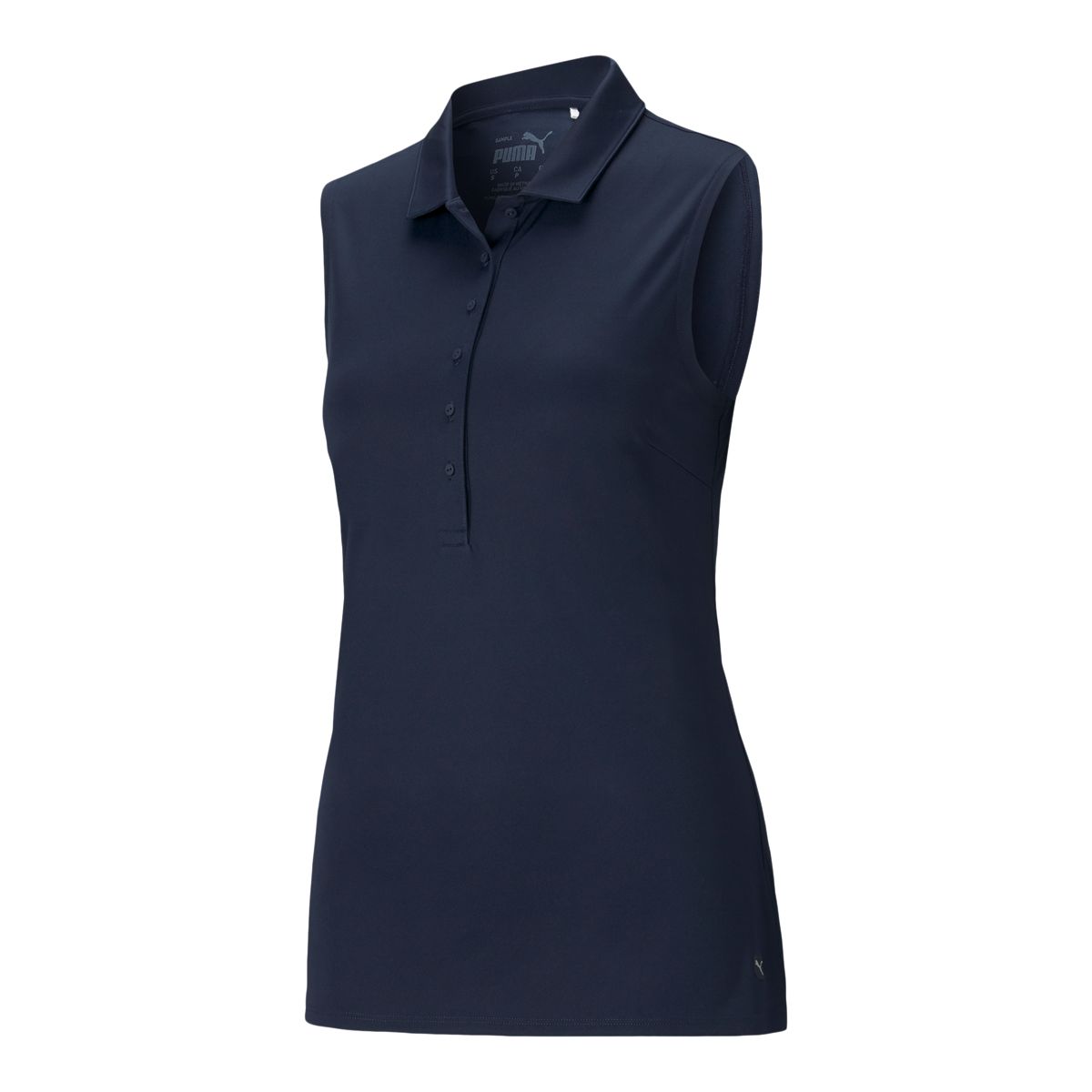 PUMA Golf Women's Rotation Sleeveless Polo T Shirt