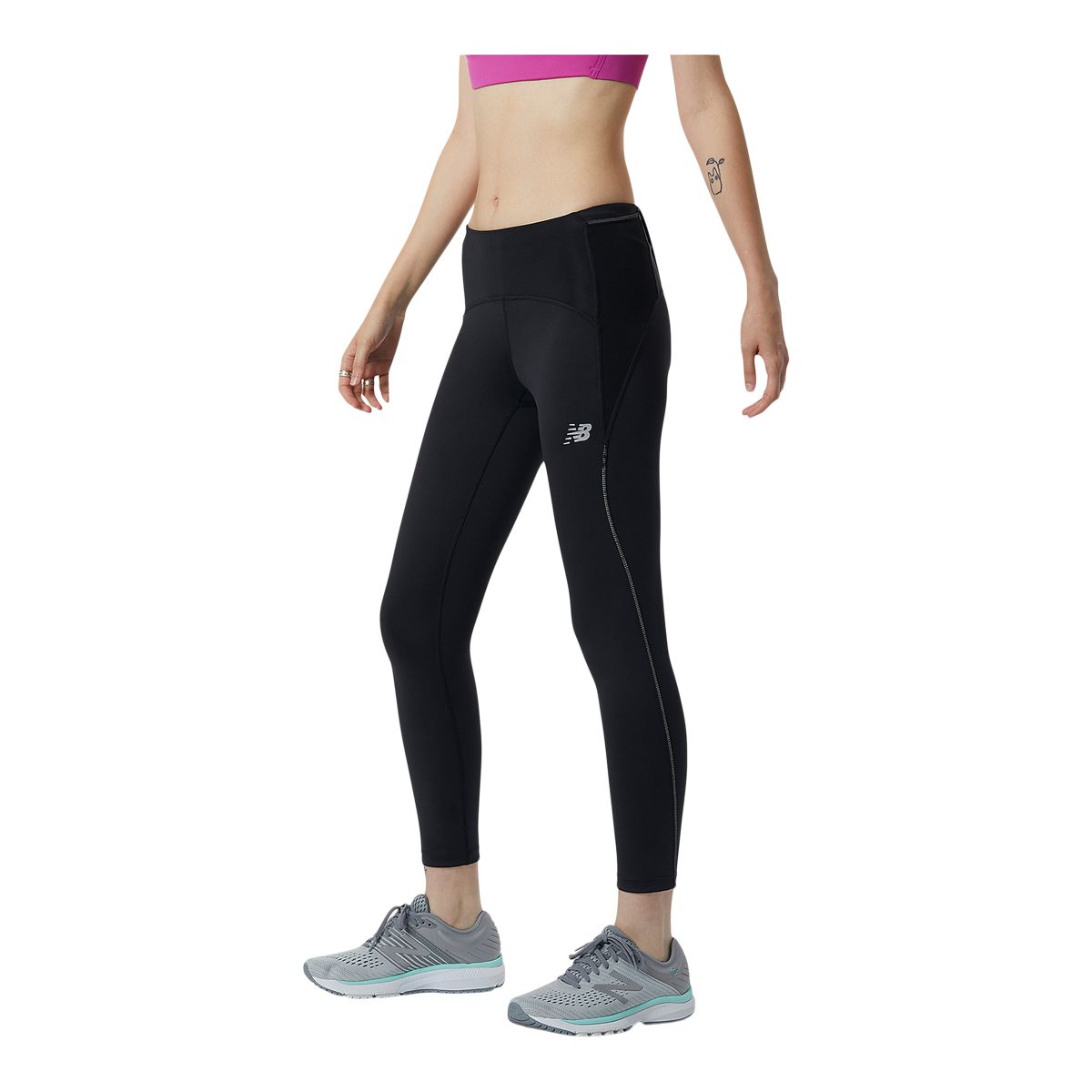 New Balance Women's Plus Size Run Impact Crop Tights