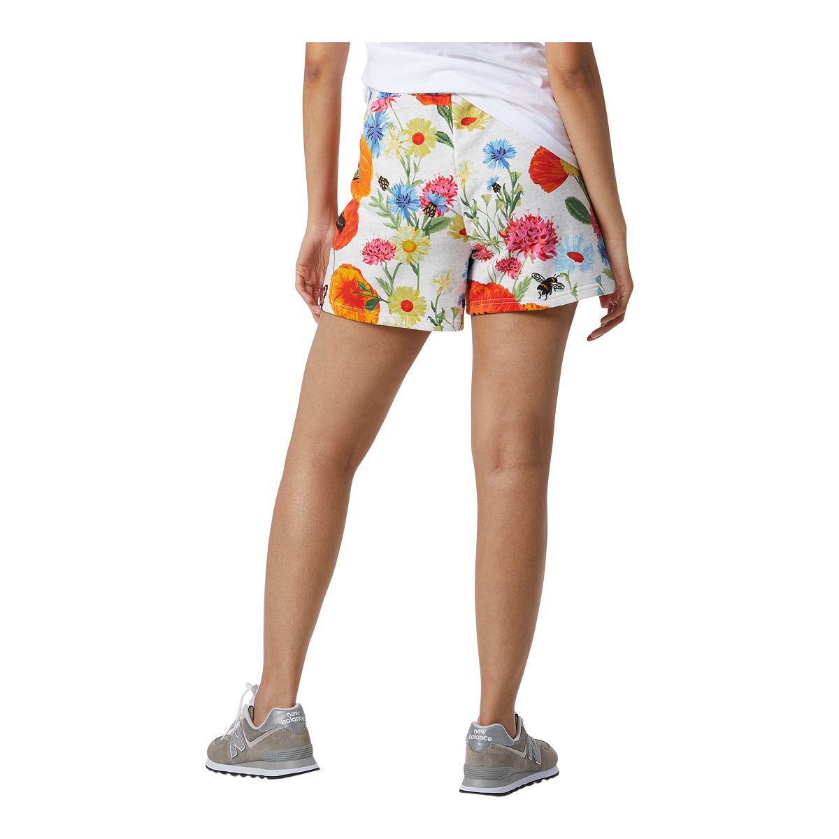 New Balance Women's Super Bloom All Over Print Shorts