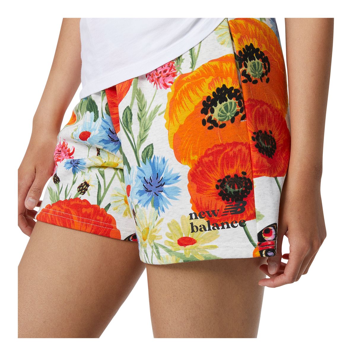 New Balance Women's Super Bloom All Over Print Shorts