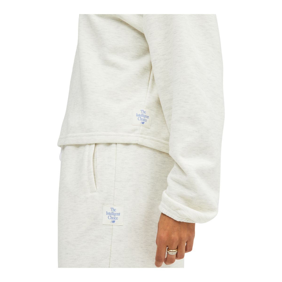 New Balance Women's Essentials Pure Balance Crewneck Fleece Sweatshirt, Relaxed Fit