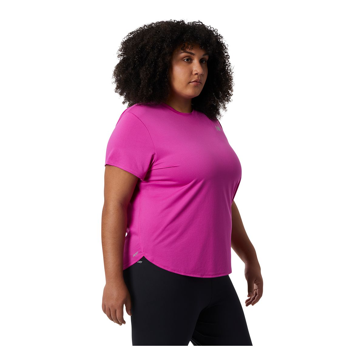 New Balance Women's Plus Size Run Accelerate Graphic T Shirt