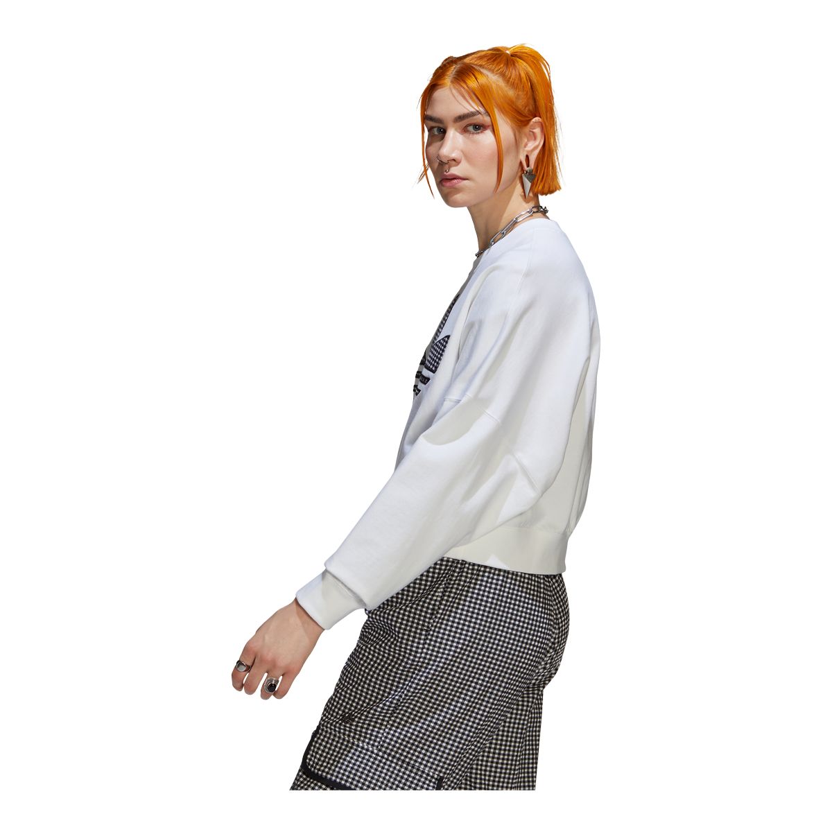 adidas Originals Women's Crewneck Sweatshirt, Loose Fit