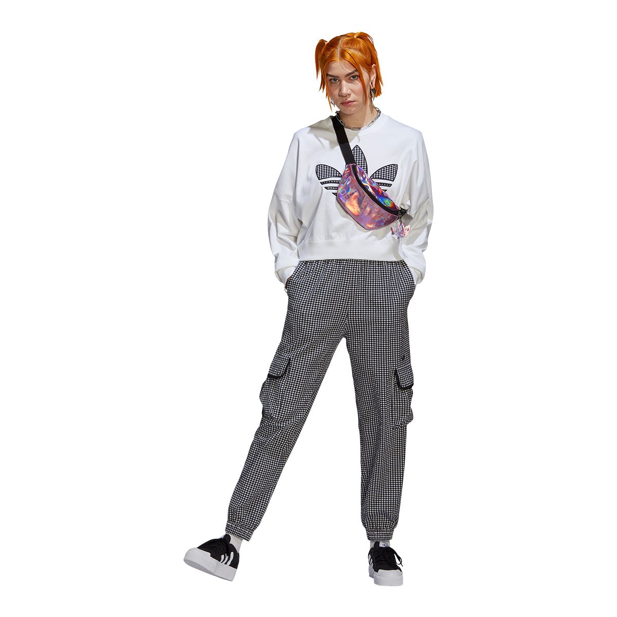 adidas Originals Women's Crewneck Sweatshirt, Loose Fit