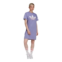 adidas Originals Women's Basketball T Shirt Dress Front_Angled_Right