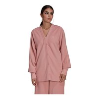 adidas Originals Women's Long Cardigan, Loose Fit Front_Flat