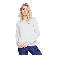 Nike Women's Essentials Fleece Sweatshirt Front_Angled_Right