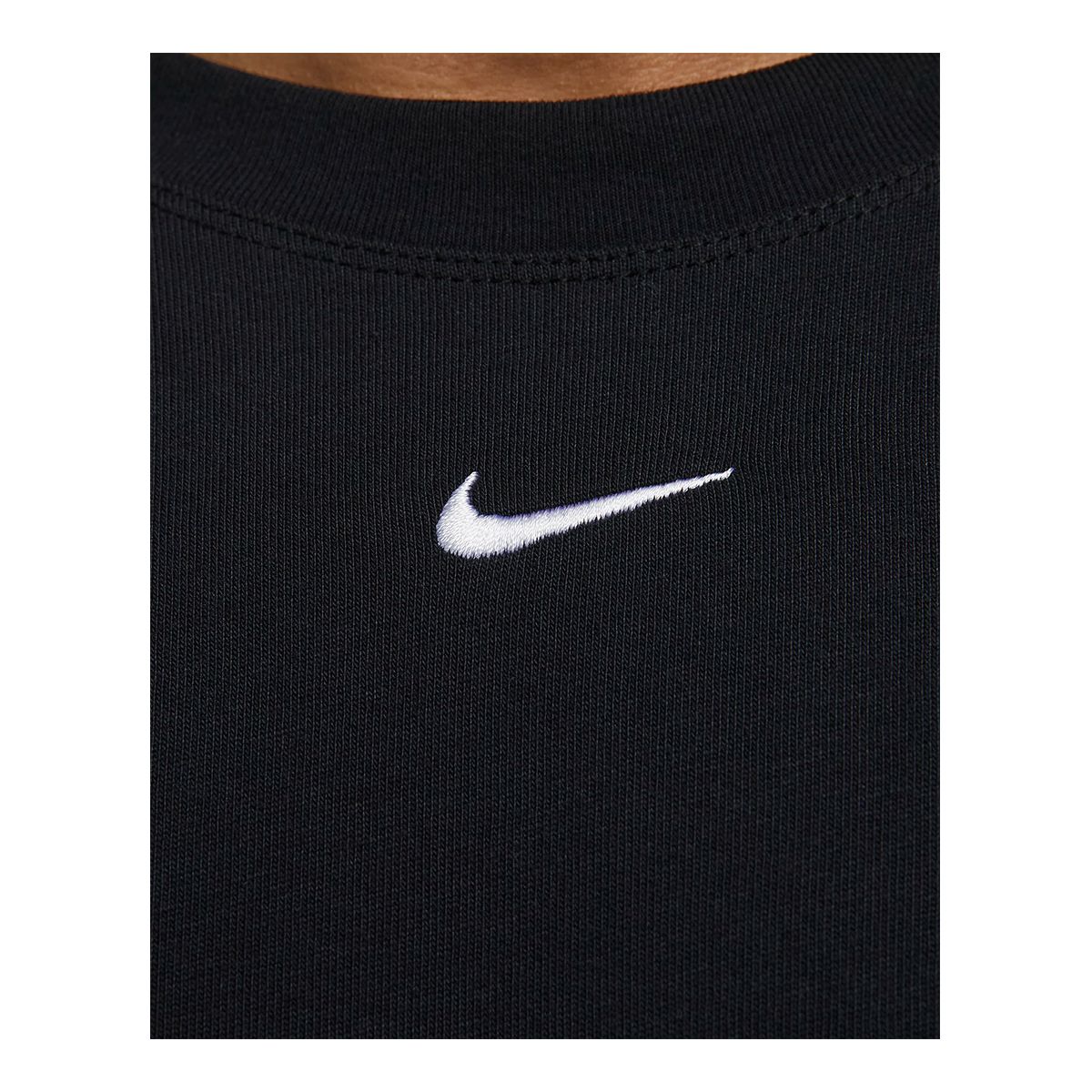 Nike Women's Essentials Boxy Cotton T Shirt, Relaxed Fit