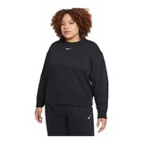 Nike Women's Plus Size Collection Fleece Crop Sweatshirt Front_Angled_Left