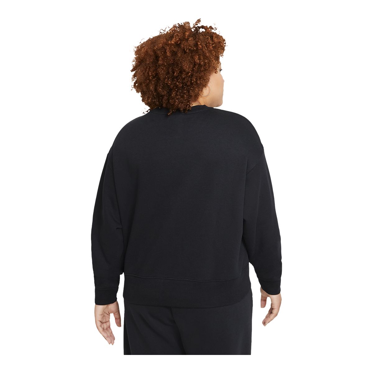 Nike Women's Plus Size Collection Fleece Crop Sweatshirt