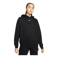 Nike Women's Collection Fleece Pullover Hoodie, Heavyweight Fleece Front_Angled_Right