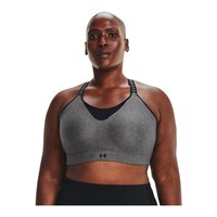 Under Armour Women's Infinity Plus Size Sports Bra, High Impact, Padded Front_Three_Fourths_Angled_Left