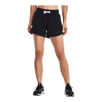 Under Armour Women's Rival Fleece Shorts Front_Flat