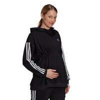 adidas Women's Maternity Pullover Hoodie, Oversized Front_Angled_Right