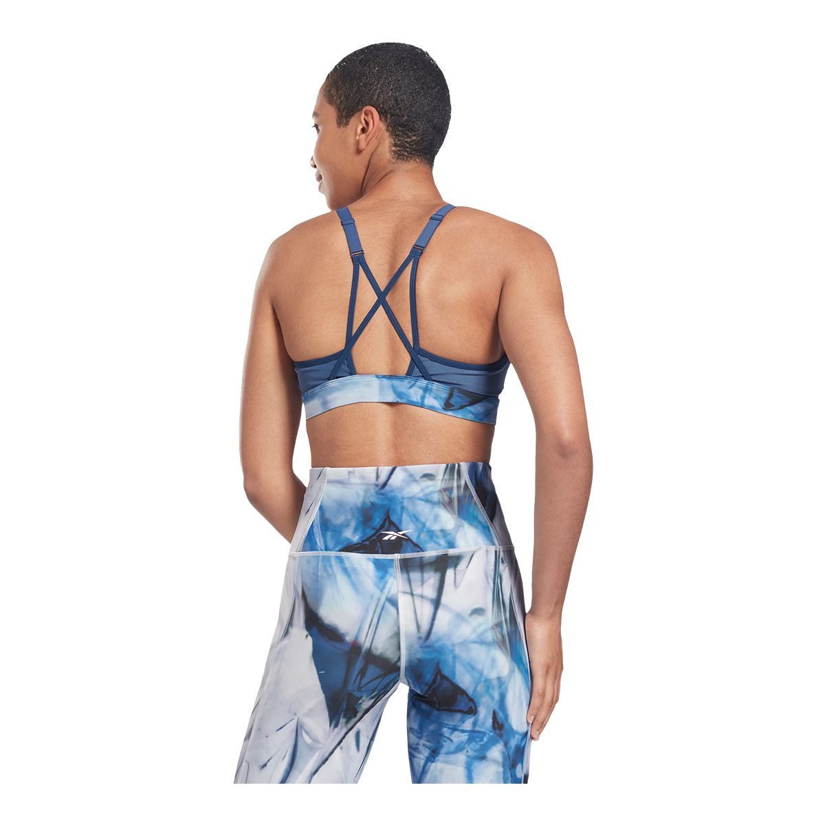 Reebok Women's Studio Lux Sports Bra, Low Impact, Removable Pads