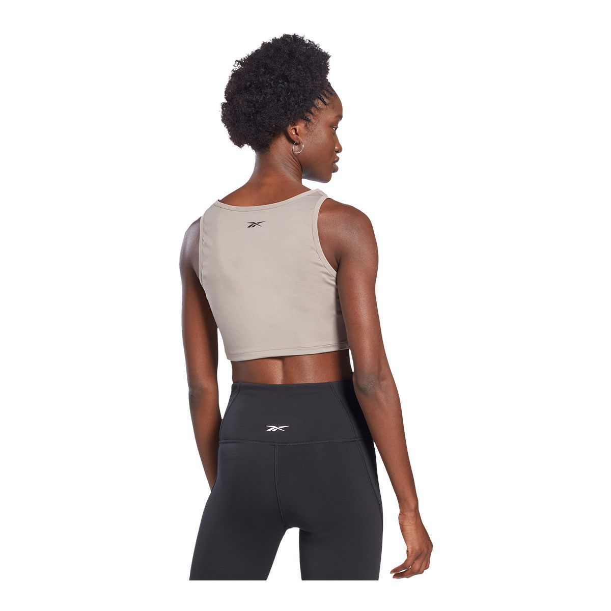 Reebok Women's Studio Crop Tank Top, Sleeveless, Sports