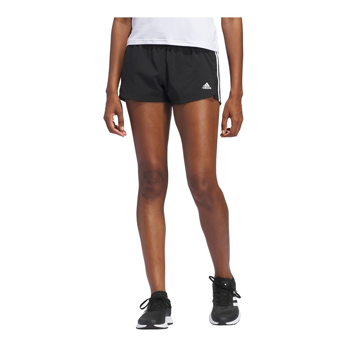 adidas Women s 3 Stripe Pacer Woven Shorts SportChek