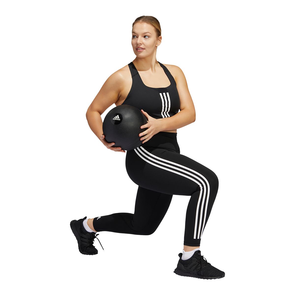 adidas Women's Plus Size Studio 7/8 Tights