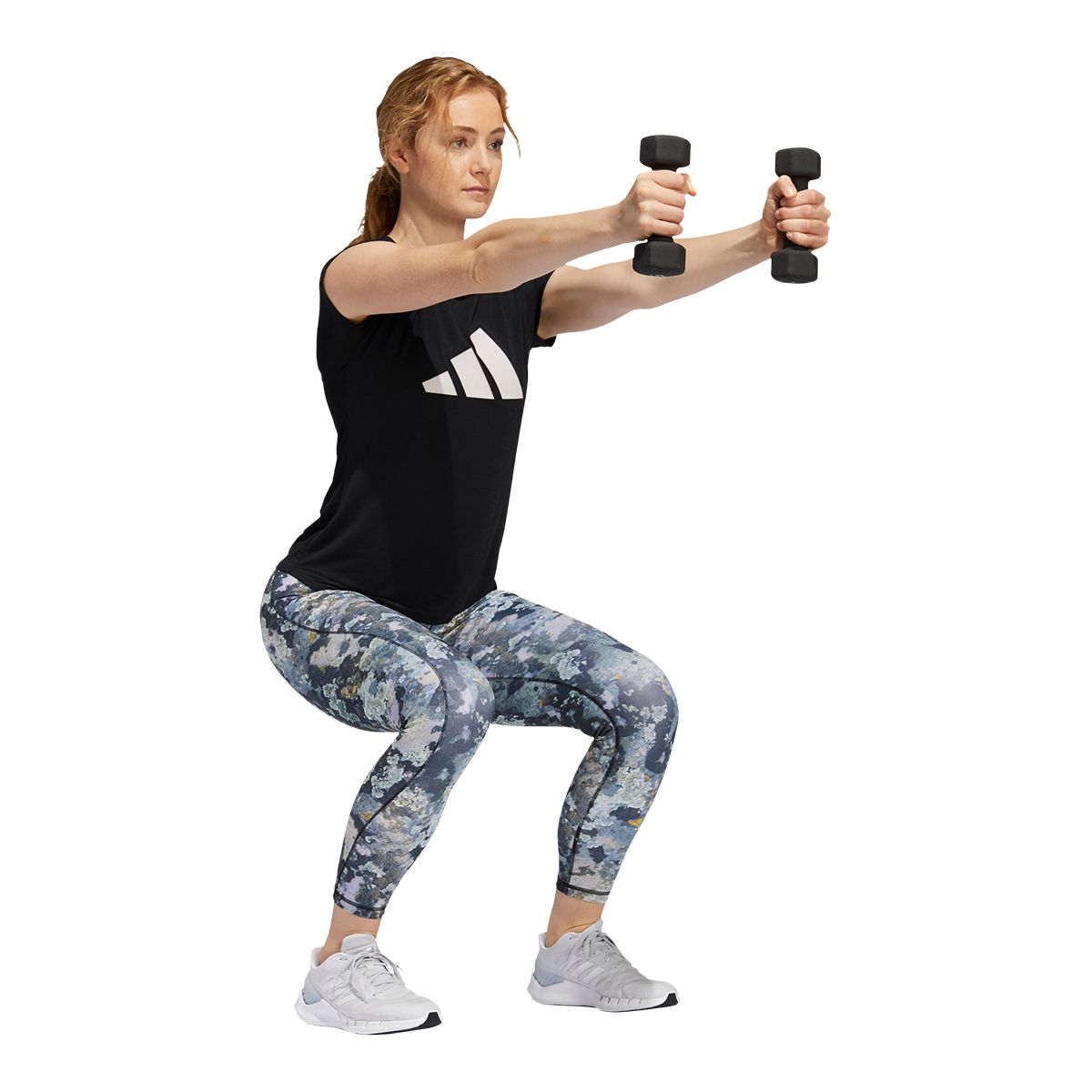 adidas Women's Studio LUX Floral 7/8 Tights