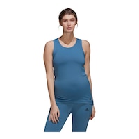 adidas Women's Maternity Tank Top, Sleeveless, Racerback, Sports Front_Flat