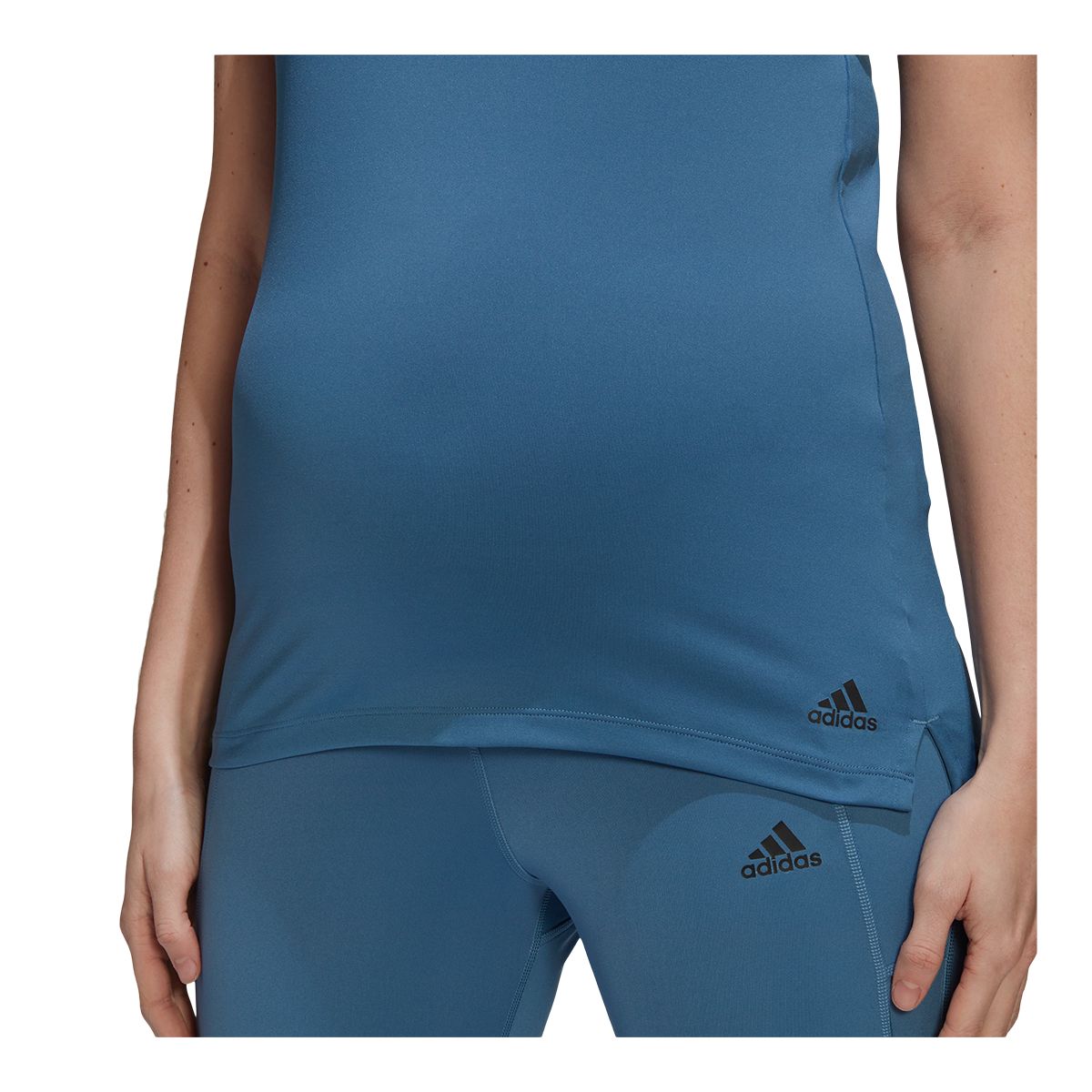 adidas Women's Maternity Tank Top, Sleeveless, Racerback, Sports
