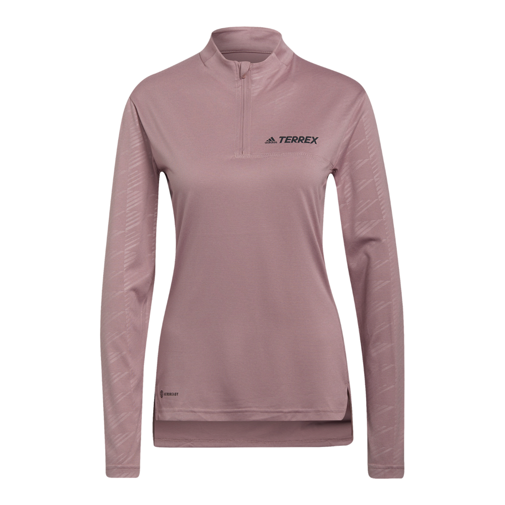 adidas Women's MT Long Sleeve Half Zip Shirt