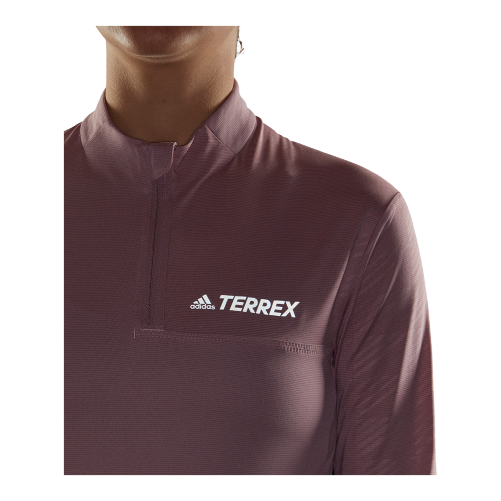 adidas Women's MT Long Sleeve Half Zip Shirt