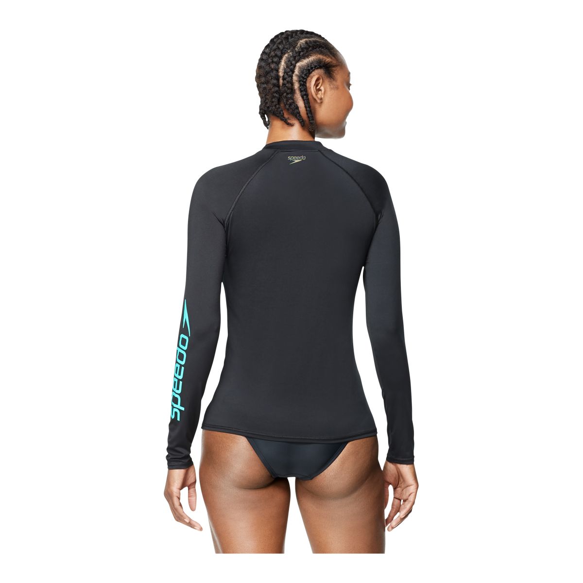 Speedo Women's 1/2 Zip Long Sleeve Rashguard | SportChek