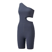 PUMA Women's Exhale Studio One Shoulder Dress Front_Angled_Left