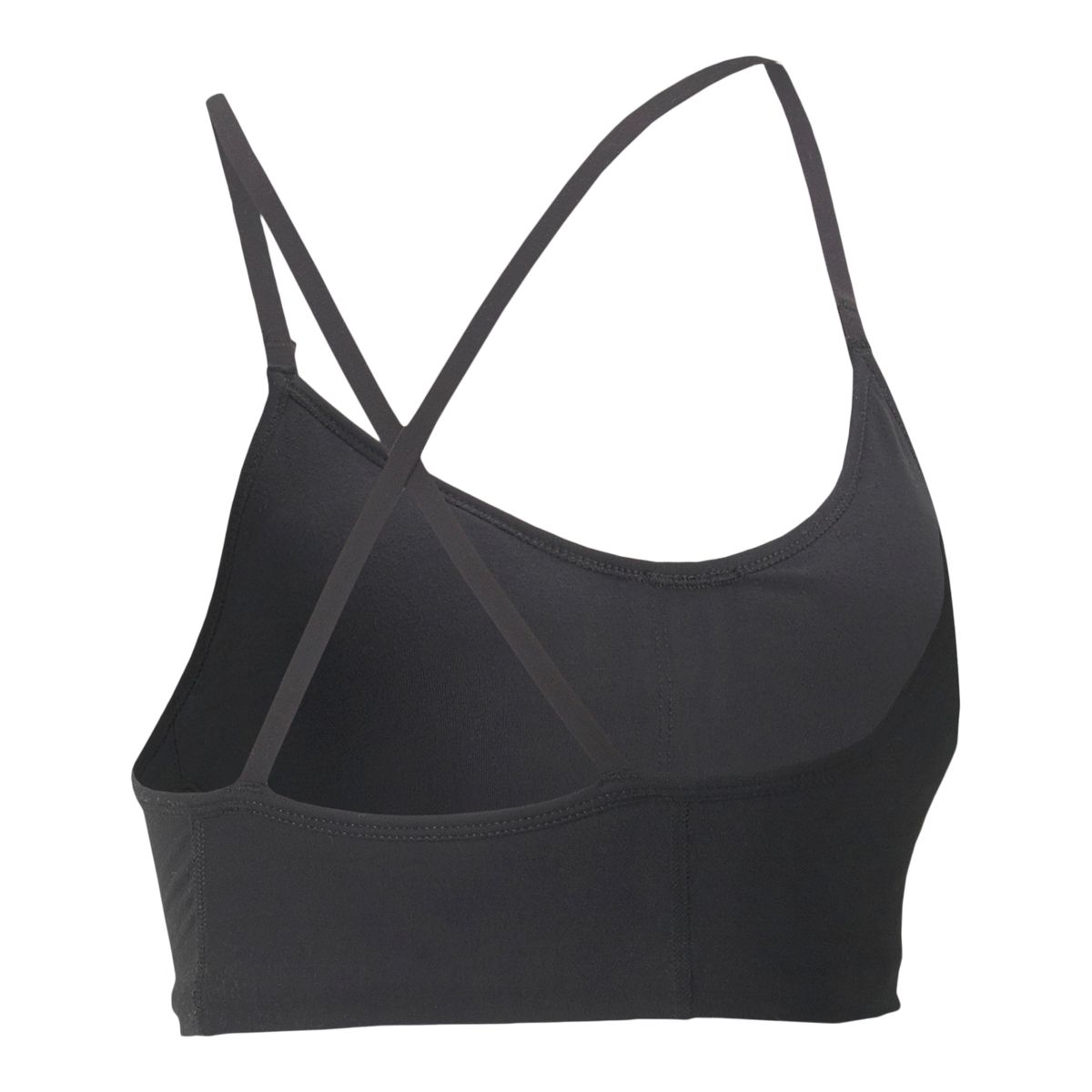 PUMA Women's Studio Rouched Sports Bra, Low Impact, Lightly Lined