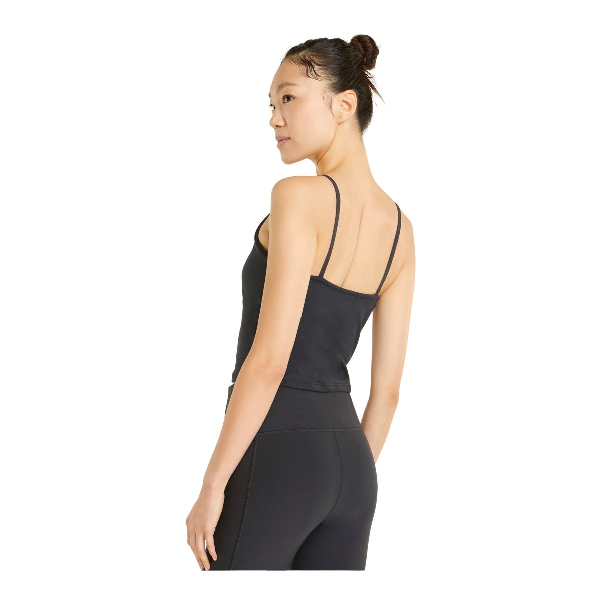 PUMA Women's Studio Rouched Tank Top, Sleeveless, Sports