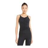 PUMA Women's Studio Rouched Tank Top, Sleeveless, Sports Front_Flat
