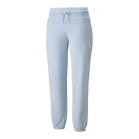 PUMA Women's Classics Relaxed Sweatpants, Casual, Lounge Front_Angled_Left