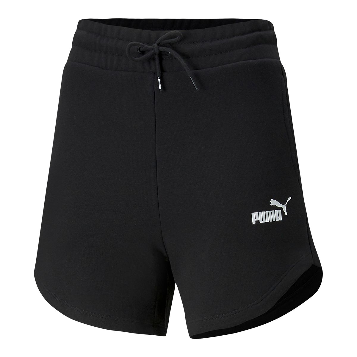 PUMA Women's Sportswear Essentials High Waist Sweat Shorts