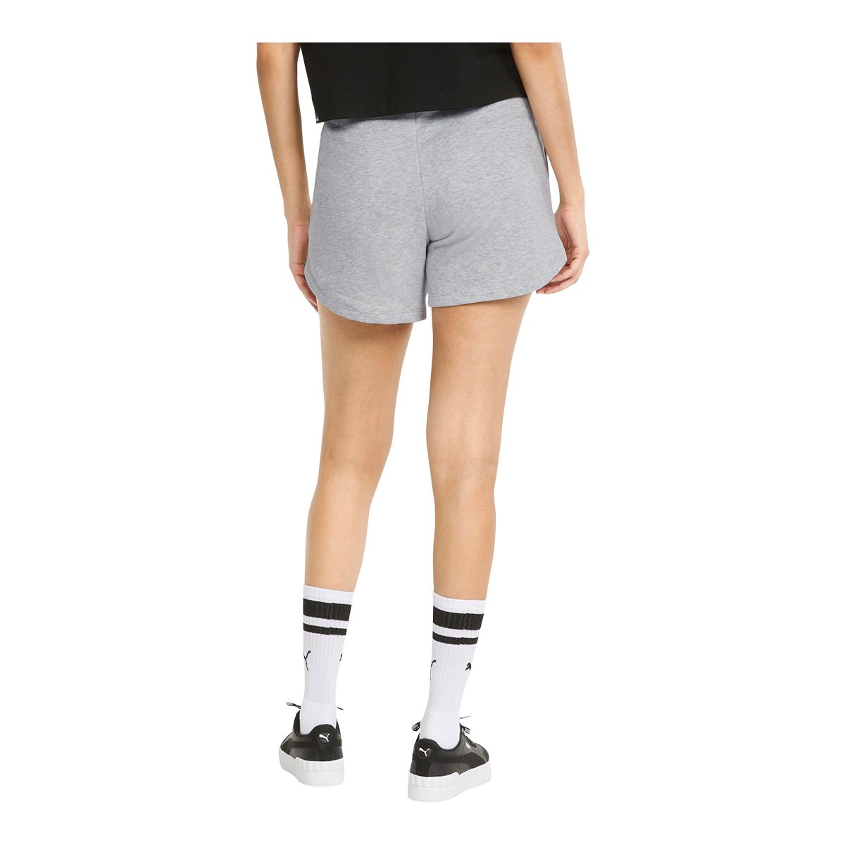 PUMA Women's Sportswear Essentials High Waist Sweat Shorts | Sportchek