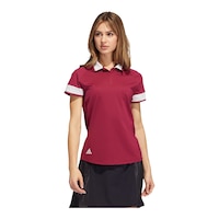 adidas Golf Women's Heat.RDY Polo T Shirt Front_Angled_Right