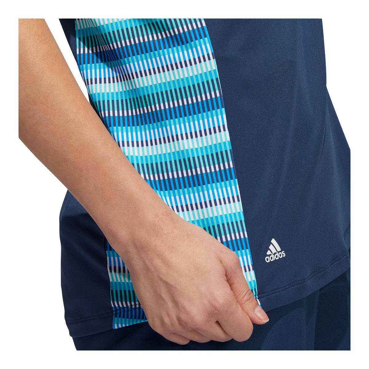 adidas Golf Women's Ultimate365 Printed Primegreen Polo T Shirt