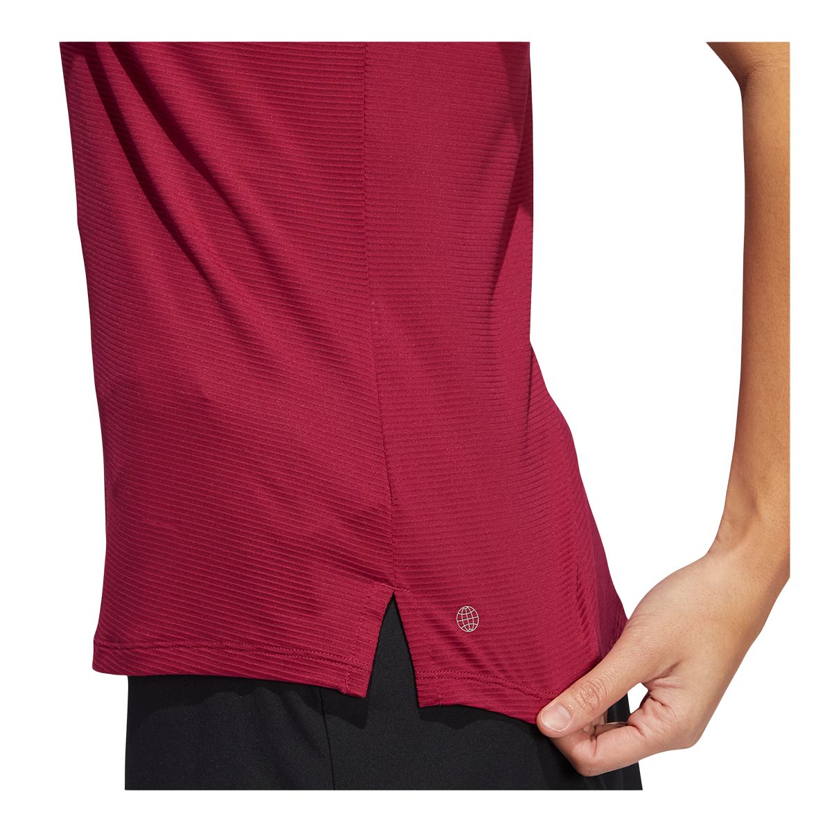 adidas Golf Women's Primeblue Sleeveless Polo Tank, Regular Fit, Moisture Wicking