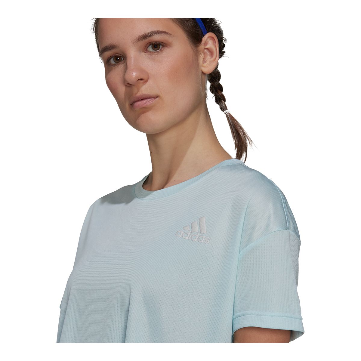 adidas Women's Run Prime Blue T Shirt