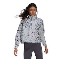 adidas Women's Run Fast Printed Jacket Front_Flat