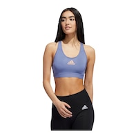 adidas Women's Don't Rest Medium Sports Bra Front_Flat