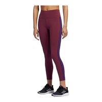 adidas Women's Believe This 3-Stripe 7/8 Tights Front_Angled_Left