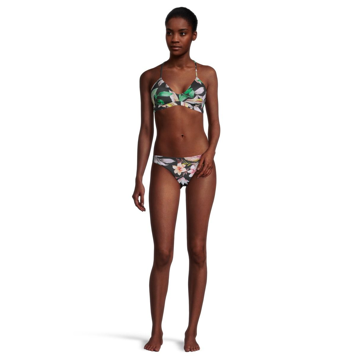 Hurley Women's Flora Adjustable Swimsuit Bikini Top, Beach