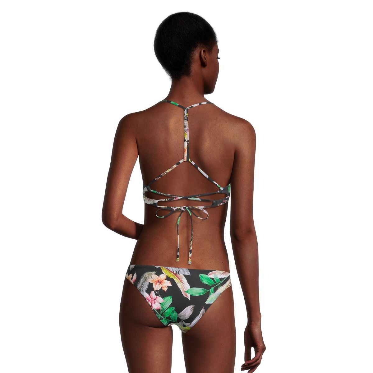 Hurley Women's Flora Adjustable Swimsuit Bikini Top, Beach