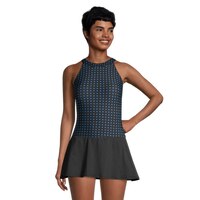 Gabar Women's High Neck Swim Dress One Piece Swimsuit/Bathing Suit, Sport, Tummy Control Front_Flat